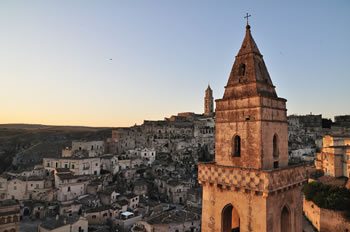 Matera: Sasso Barisano alba nei Sassi